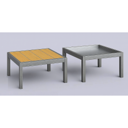 Struttura a tavolino Indus - 78x78x40cm