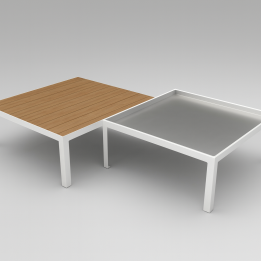 Struttura a tavolino Indus - 118x118x40cm