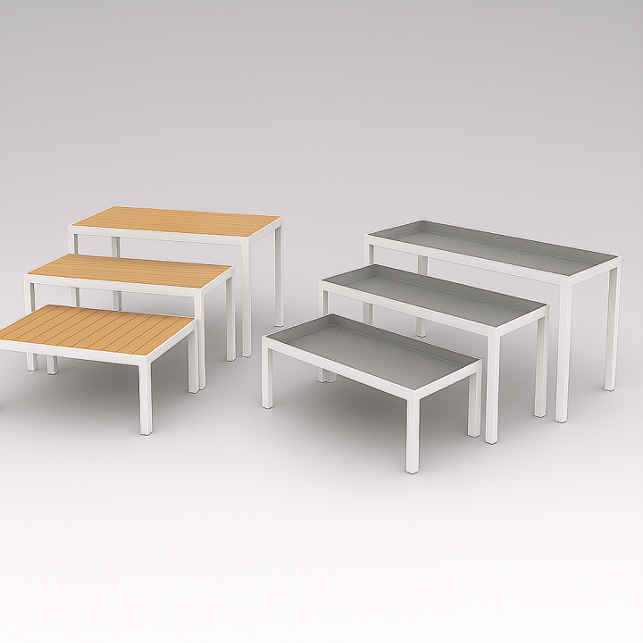 Struttura per tavoli sovrapponibili Indus - 161x78x58cm