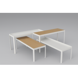 Struttura per banchetto sovrapponibile Indus - 118x40x60cm