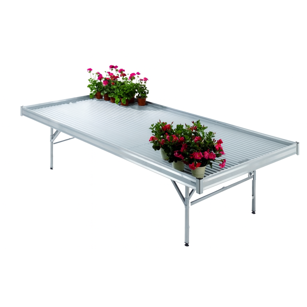 Bancale Pieghevole in alluminio naturale L93cm