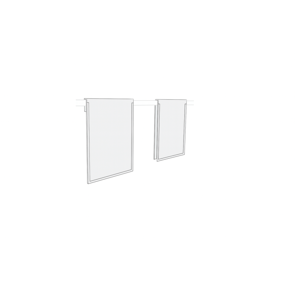 Porta prezzo formato A4 verticale