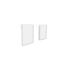 Porta prezzo formato A5 verticale