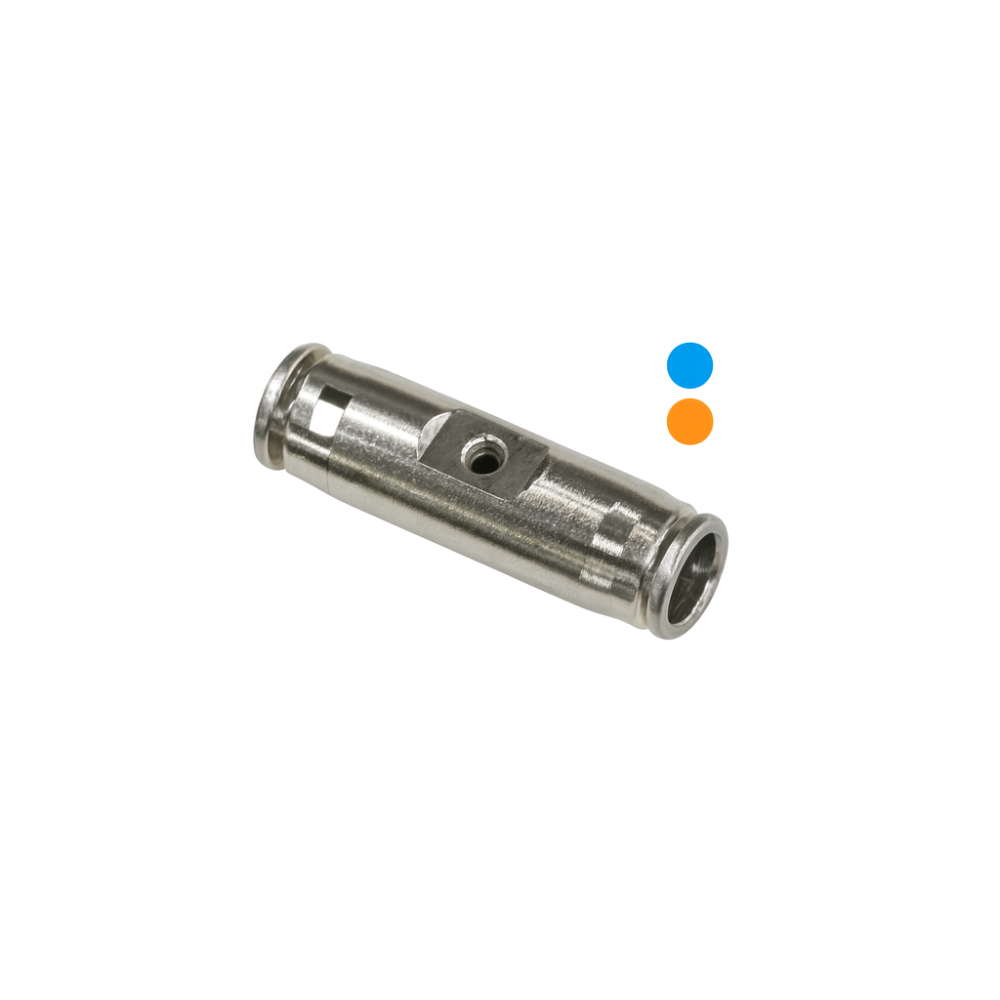 Raccordo portaugello ad innesto 3/8” con 1 foro 10/24” 3/8”