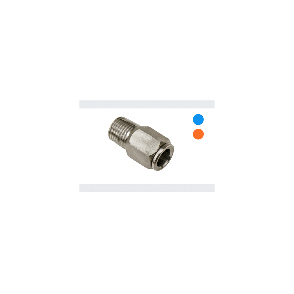 Raccordo inizio 3/8” tubo x 1/4” BSP-T