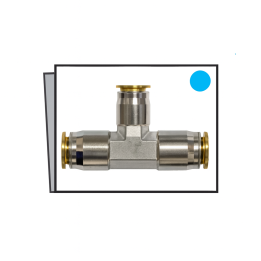 Raccordo innesto T (3 vie) 1/2" - 3/8" - 1/2"