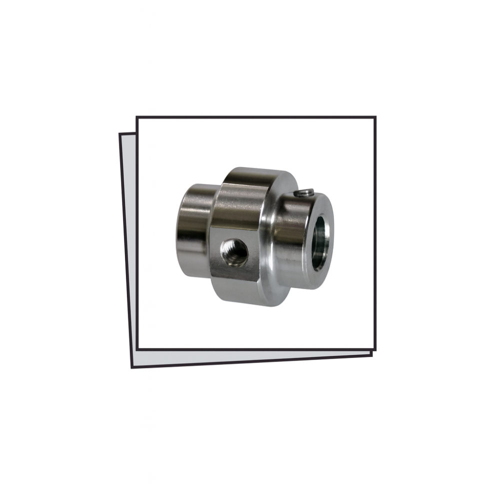 Portaugello INOX 10mm - 2 fori 10/24unc/2B 180