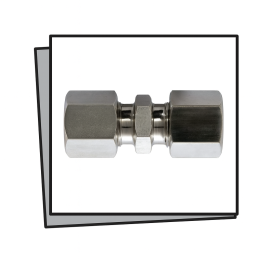 Giunzione tubo 12 mm INOX (12 x 12 mm)