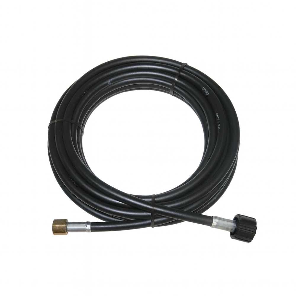 Tubo flessibile 1/4" A.P. 8 m Ottone